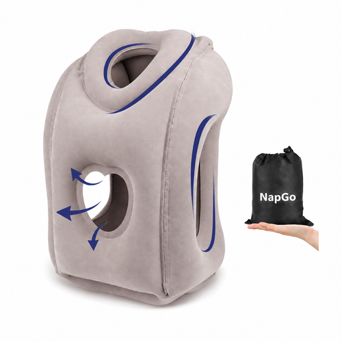 NapGo™ Inflatable Travel Pillow