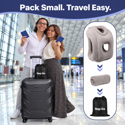 NapGo™ Inflatable Travel Pillow